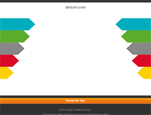 Tablet Screenshot of delcart.com